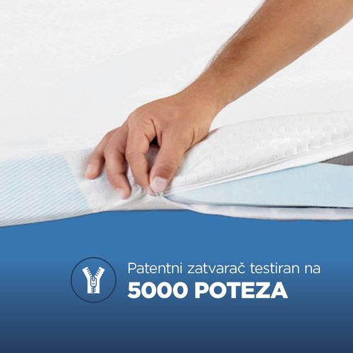 Naddušek sa efektom hlađenja Vitapur MemoSilver Premium Fresh 5+2 – 7 cm white 160x200 cm slika 14