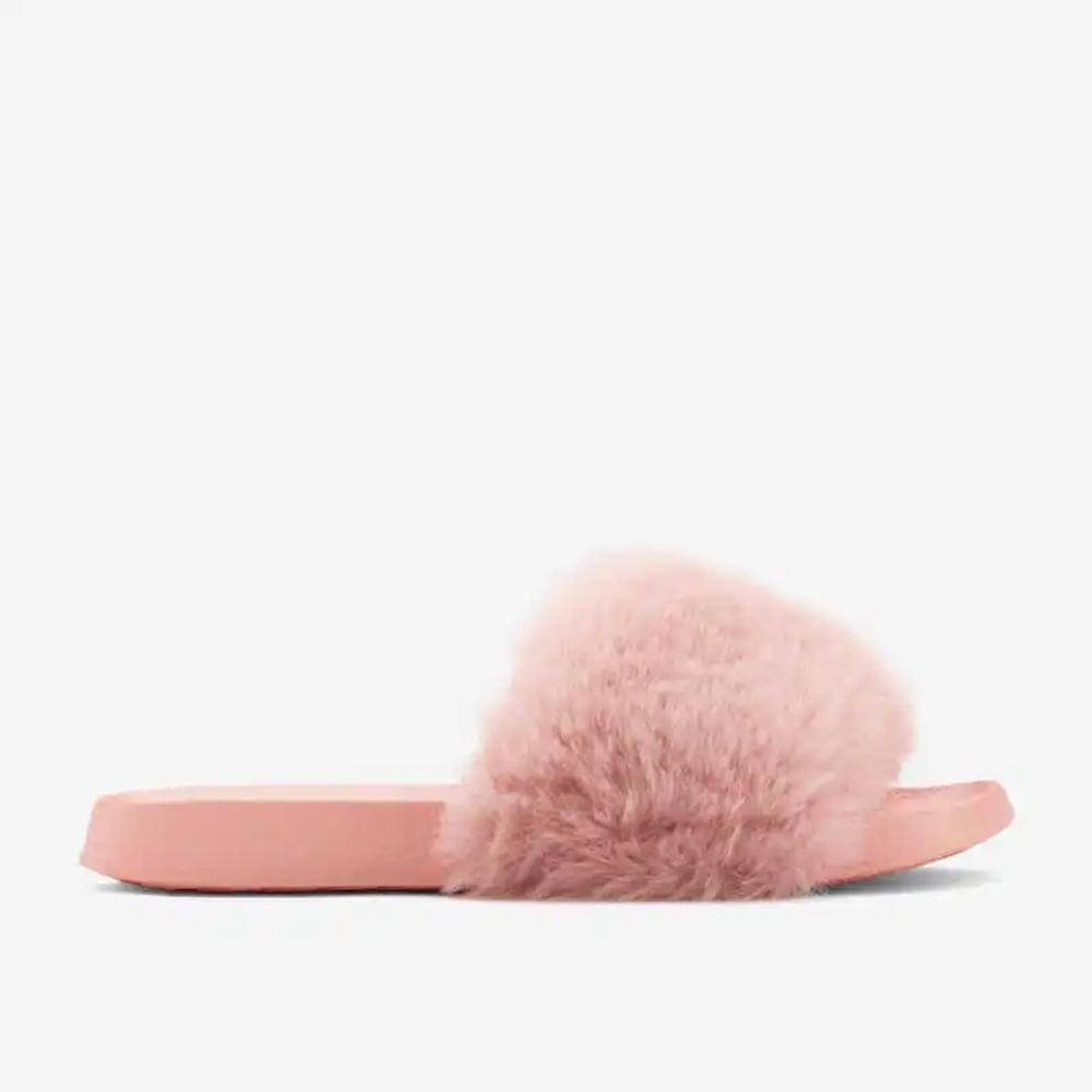 Coqui Ženske papuče Furry, Powder Pink slika 2