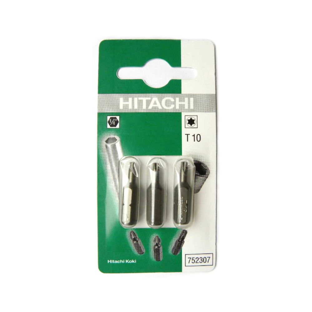 Hikoki set bitova 752307 1/4” Torx (T10; 3/1) slika 1