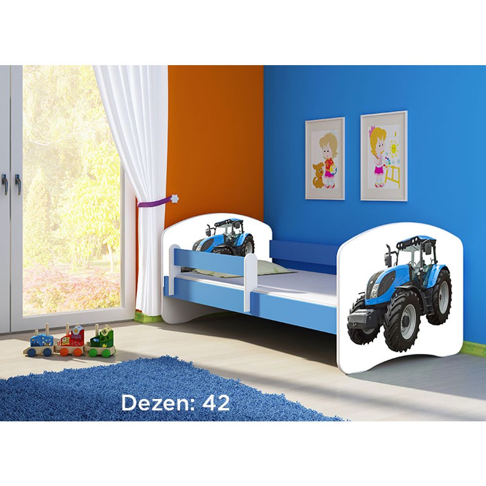 ACMA Dječiji krevet Acma II Blue - 140x70cm - Dezen 42 slika 2