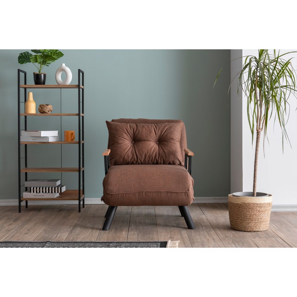 Sando Single - Jednosjed Sofa-Krevet u Svijetlo Smeđoj Boji slika 1