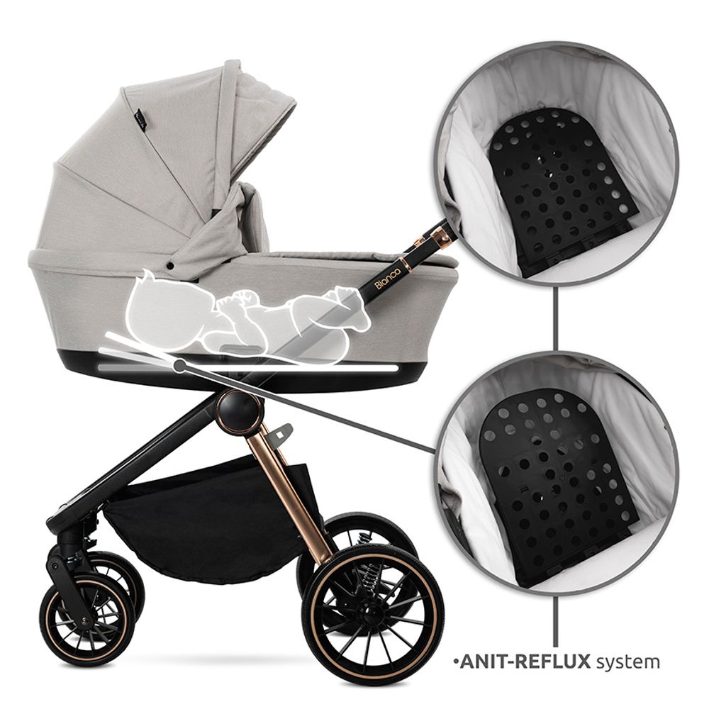 Lorelli Kolica Bianca 3u1, Black slika 15