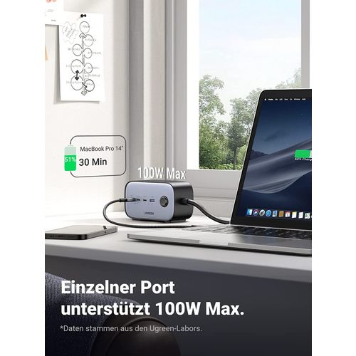 Ugreen DigiNest Pro 100W USB-C GaN punjač slika 8