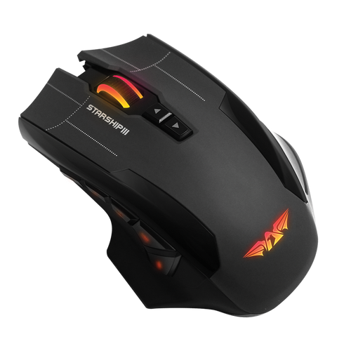 ARMAGGEDDON Starship III RGB NRO-5 Laser USB Gaming miš slika 1