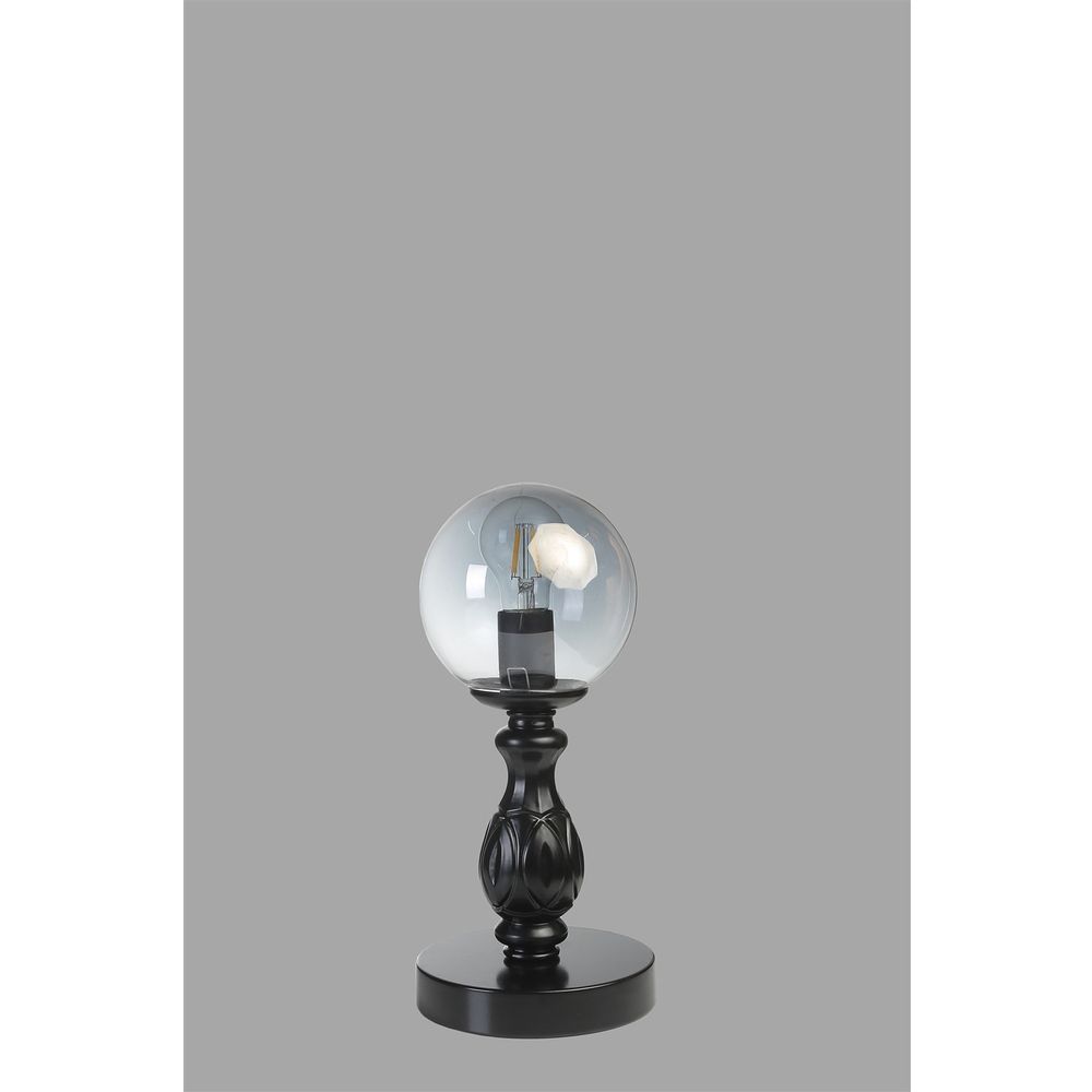 Olimpiyat Crna Fumirana Stona Lampa slika 4