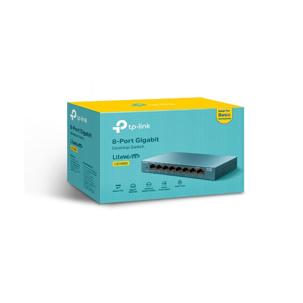TP-Link LS108G 8-portno gigabit mrežno stikalo slika 7