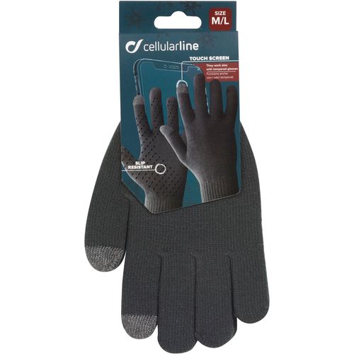 Cellularline zimske rukavice M-L black slika 4