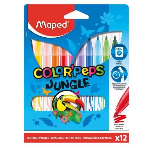 Flomasteri školski Maped Color'Peps Jungle 12/1 slika 2