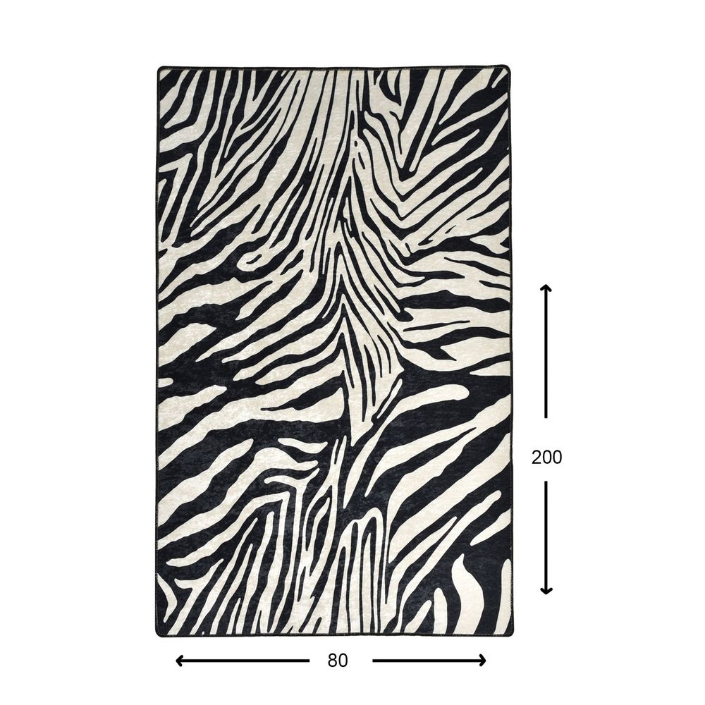 TANKA Staza Zebra Multicolor Hodnik Tepih (80 x 200) slika 4