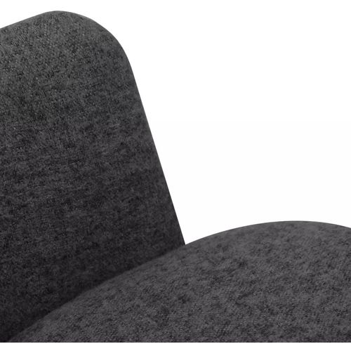 Blagovaonske stolice od tkanine 2 kom tamnosive slika 27
