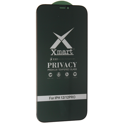 Tempered glass X mart 9D Privacy za iPhone 12/12 Pro 6.1 slika 1