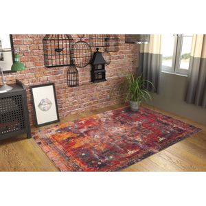 Fusion Chenille - Multicolor AL 140  Multicolor Hall Carpet (75 x 150)