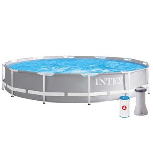 Intex bazen Prism Frame Premium - metalni okvir sa Filter Pumpom 366 cm x 76 cm  26712NP