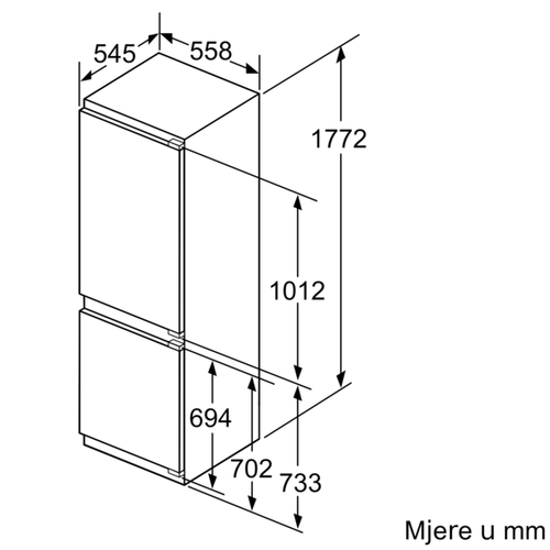 Bosch ugradbeni hladnjak KIS86AFE0 slika 7