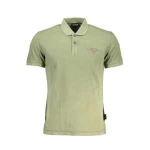 NAPAPIJRI POLO SHORT SLEEVE MAN GREEN