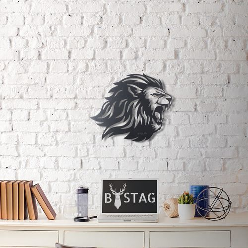 Wallity Metalna zidna dekoracija, Roar Lion slika 4