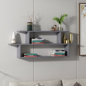 Seneca - Anthracite Anthracite Wall Shelf