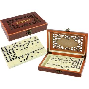 Društvena igra Domino u drvenoj kutiji 28 komada