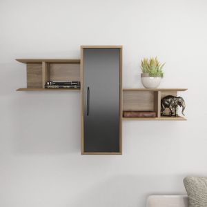 Olida - Walnut, Black Walnut
Black Wall Shelf