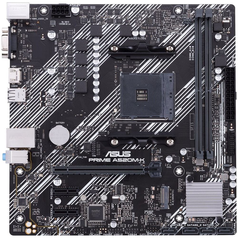 ASUS PRIME A520M-K AM4 mATX MB slika 2