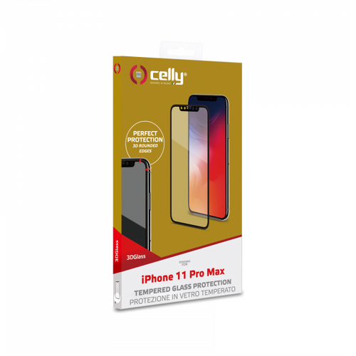 CELLY Zaštitno staklo 3D za iPhone 11 PRO MAX slika 4