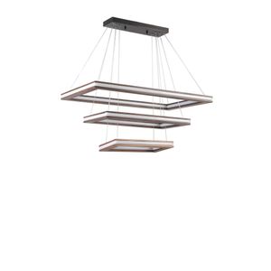 Lüx Bergama 3 Lü Yanık Ledli Avize 3 Renk Copper Chandelier