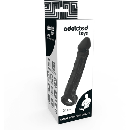 Addicted Toys penis navlaka 20cm, crna slika 13