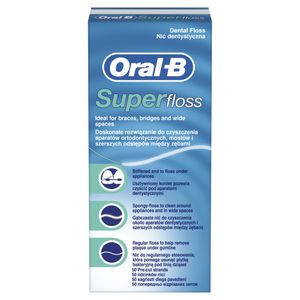 Oral-B zubni konac Superfloss, 50 trakica