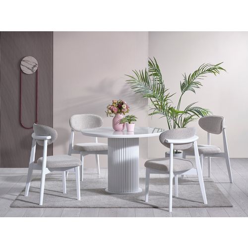 Aqua - White White Dining Table slika 1