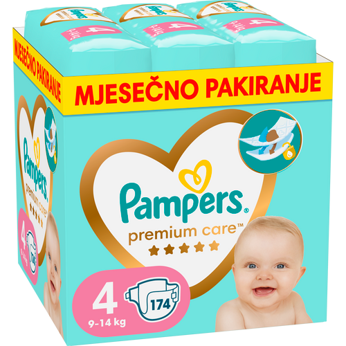 Pampers Premium Care pelene mjesečno pakovanje slika 3