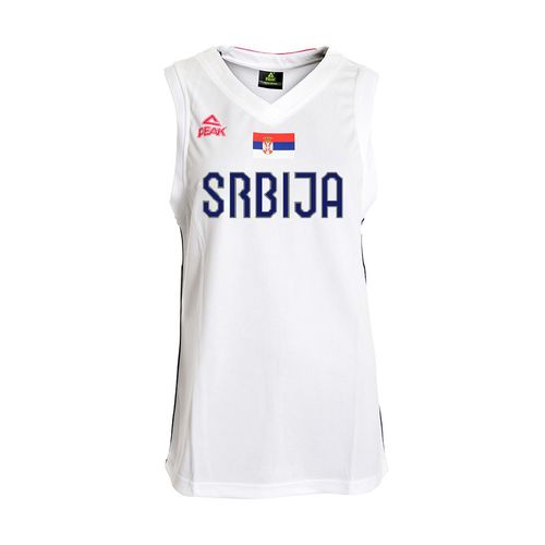 Peak Sport Košarkaški Dres i Šorc Srbija 2022 Beli Ženski slika 1