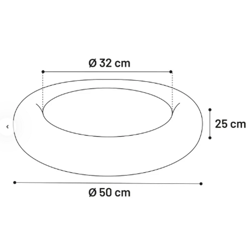 LEŽIŠČE KREMS fi 50cm - Savršeno za udobnost i opuštanje slika 3