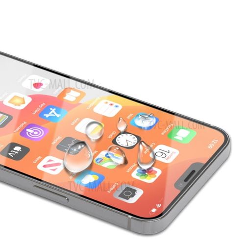 Mocolo - 3D zakrivljeno potpuno ljepljivo staklo za iPhone 12 Pro Max - crno slika 3