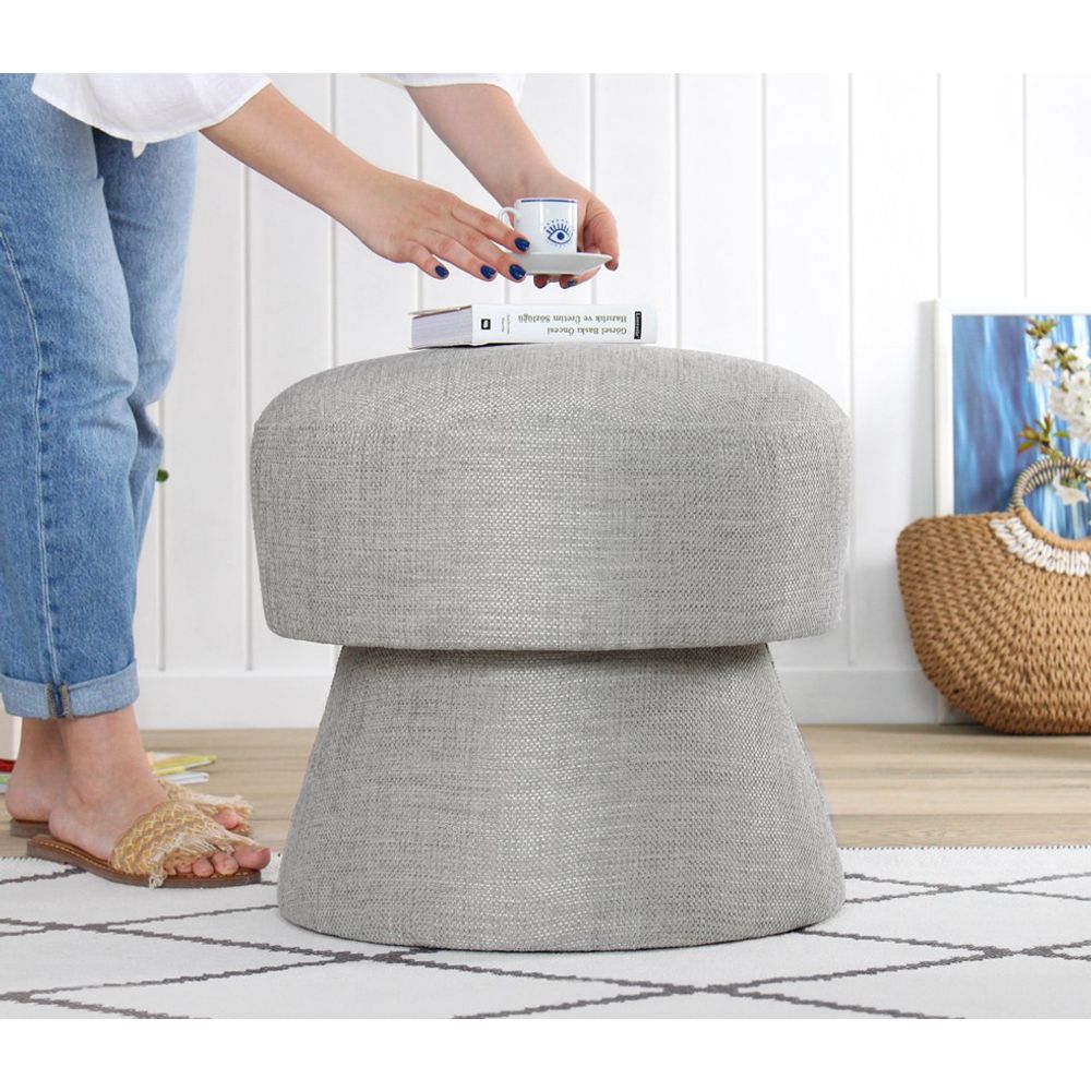Endor 7454 Svijetlo Sivi Pouf slika 3