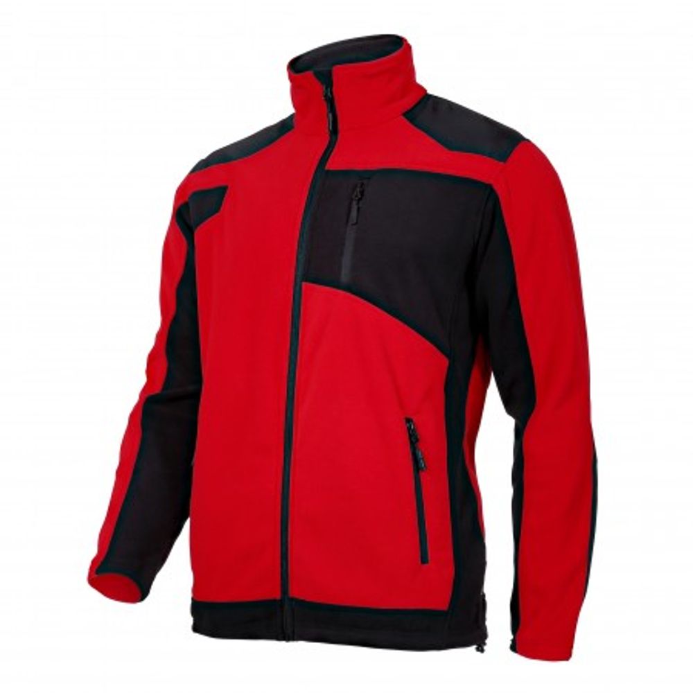 JAKNA OD FLISA OBLOŽENA CRVENO-CRNA  XL  L4011504 slika 1