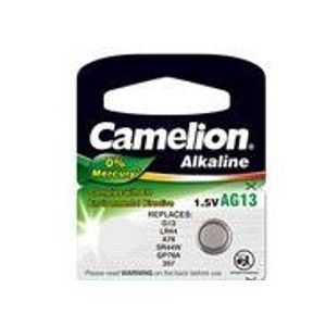 Baterija alkalna Camelion 1.5V AG13 LR44 bez žive 1 kom