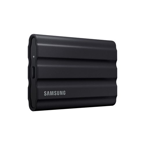 Samsung MU-PE2T0S/EU Portable SSD 2TB, T7 SHIELD, USB 3.2 Gen.2 (10Gbps), Rugged, [Sequential Read/Write : Up to 1,050MB/sec /Up to 1,000 MB/sec], Black slika 1