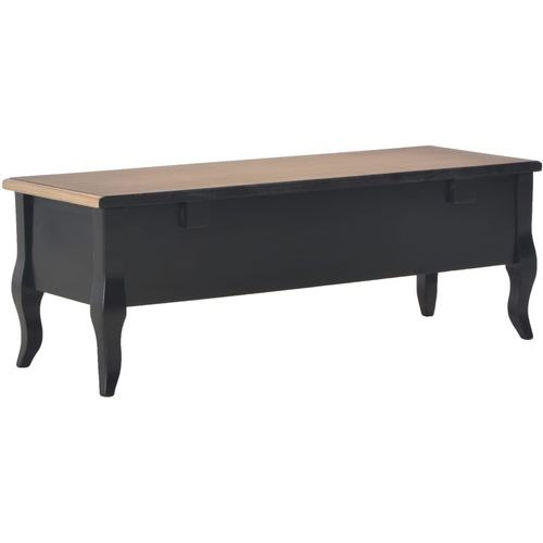 280051 TV Cabinet Black 100x35x35 cm Wood slika 3