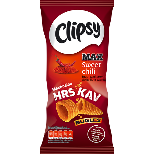 Clipsy max slatki chili 25g slika 1