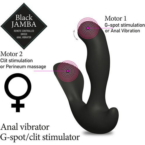 Analni vibrator FeelzToys - Black Jamba slika 5