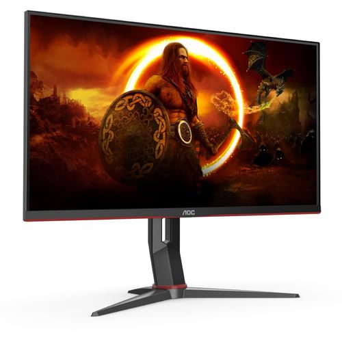 Monitor AOC U28G2XU2 BK 28" IPS 3840x2160 144Hz 1ms GtG HDMIx2 DP USB freesync pivot visina crna slika 2