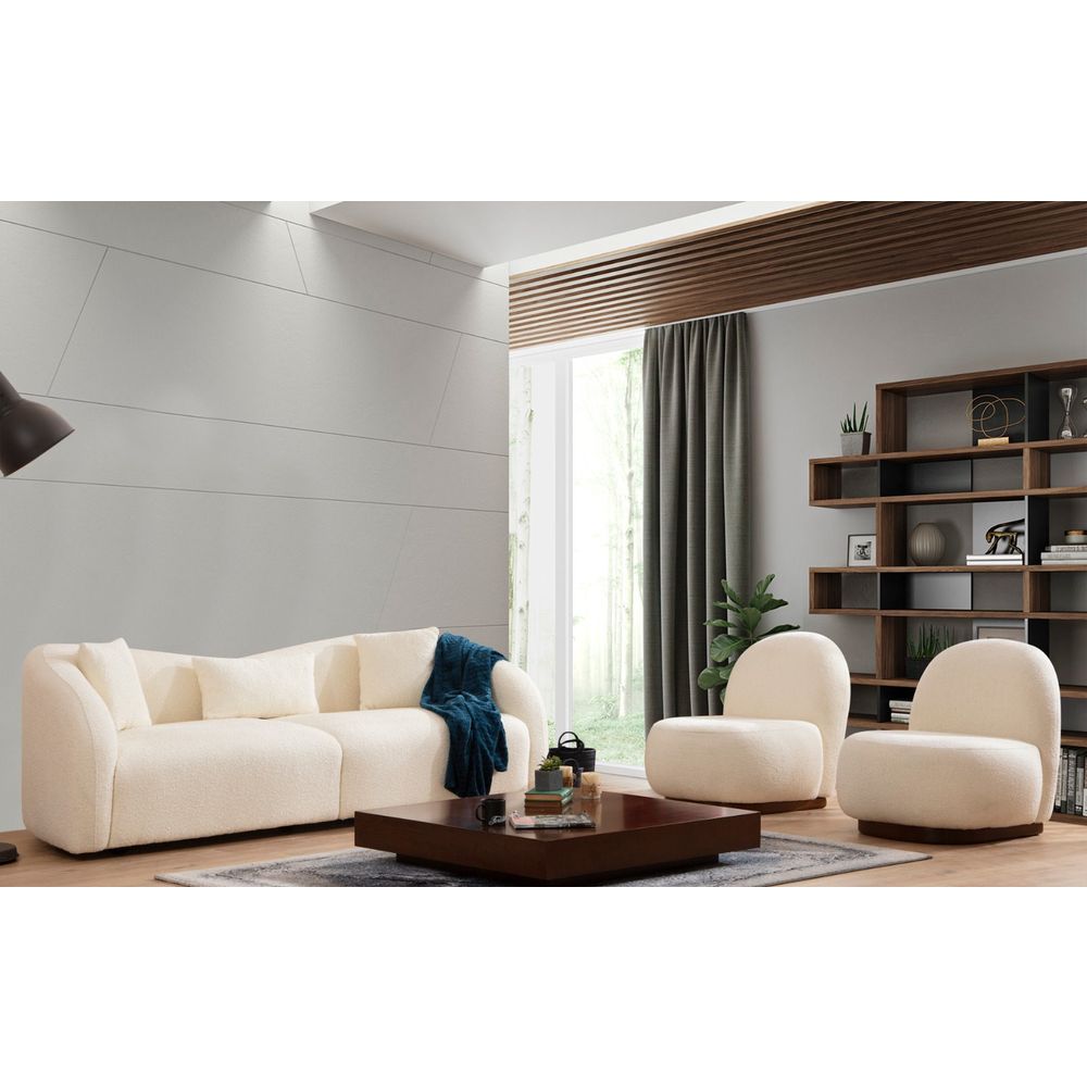 Venedik - Krem Sofa za Tri Osobe slika 6