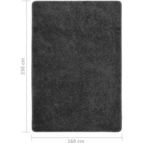 Čupavi tepih tamnosivi 160 x 230 cm protuklizni slika 10