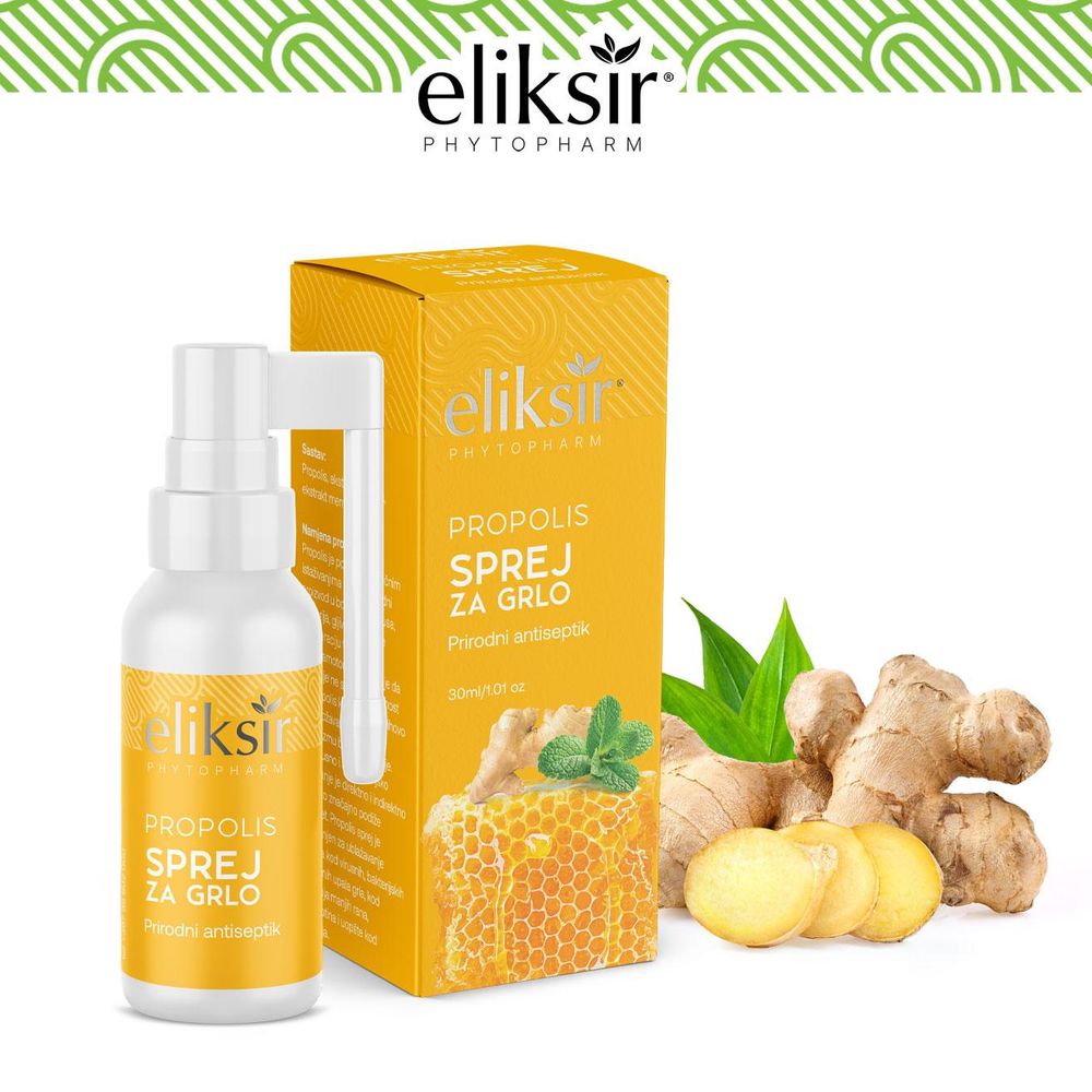 Eliksir Propolis Sprej za grlo odrasli 30ml slika 1