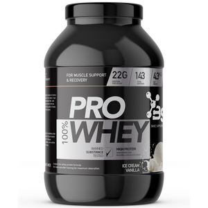 100% PRO WHEY 4.3KG BASIC SUPPLEMENTS -  Ice Cream Vanilla