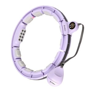 Hhm13 hula hoop ljubičasti magnetni s utegom + brojačem hms