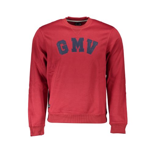 GIAN MARCO VENTURI MEN'S RED ZIP-OUT SWEATSHIRT slika 1