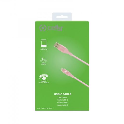 CELLY USB-C kabl u PINK boji slika 2