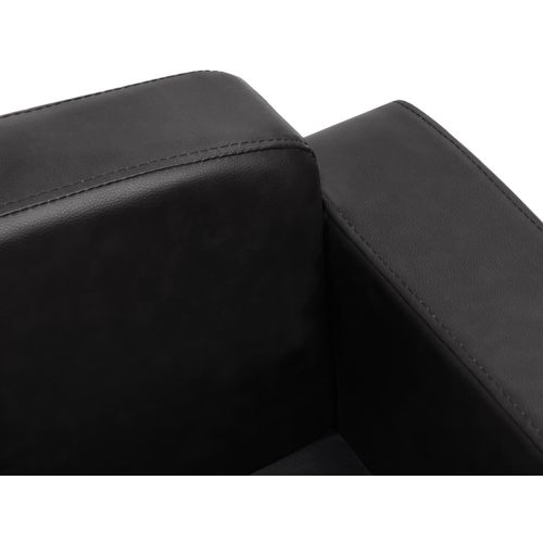 Sofa za pse crna 80 x 50 x 40 cm od umjetne kože slika 47