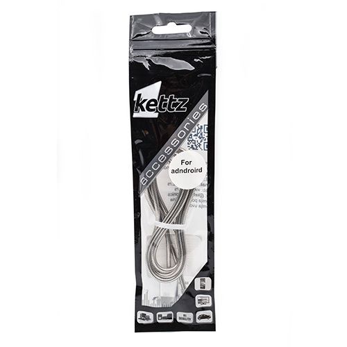 USB metalni kabl na Mikro 1m MAB-K010 Silver slika 2